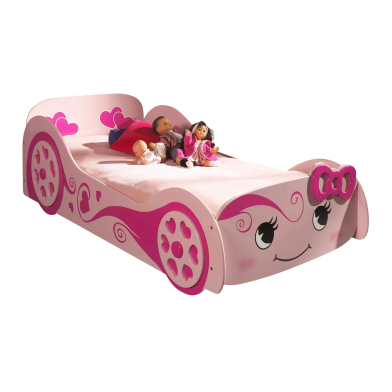 Love Autobed - Roze -Kinderbed