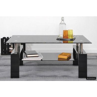 Coffee Table Alana Rectangular High-gloss Black