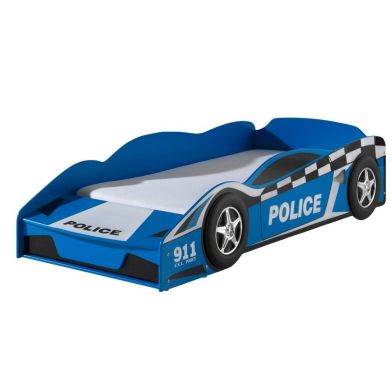 Police Car Autobed- Blauw- Kleuterbed