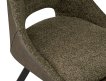 Interiax Dining Chair Ada Bouclé Green Back PU Green thumbnail