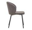 Interiax Chaise de salle à manger Livia Bouclé Gris miniature