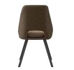 Interiax Dining Chair Ada Bouclé Sand Back PU Brown thumbnail