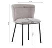 Interiax Eetkamerstoel Yara Stof Beige miniatuur