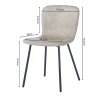 Interiax Eetkamerstoel Jade PU Beige miniatuur