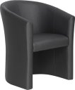 Interiax Tub Chair Sophia Black PU thumbnail