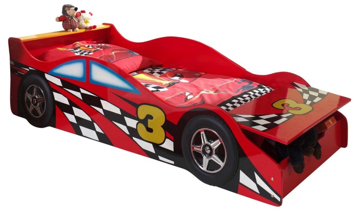 Race Car Bed- Red - Toddler Bed