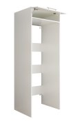 Interiax WASHWALL 'Mary' Wasmachine Ombouwkast Wit - Ombouw Meubel voor Droogkast - Met opbergkast - 200x67.5x67.5 cm miniatuur