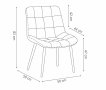 Interiax Dining Chair Lucy Velvet Green thumbnail