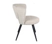 Interiax Chaise de salle à manger Nora Bouclé Ecru miniature