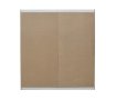Interiax Wardrobe 'Mila' – Sonoma Oak Sliding-door Wardrobe With 1 Hanger & 4 Shelves | 197.5x182.5x52.5 cm thumbnail