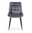 Interiax Dining Chair Lucy Velvet Taupe thumbnail