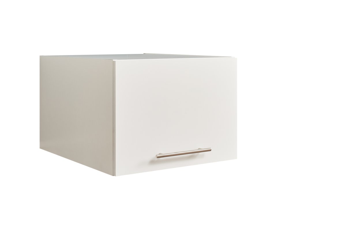 Interiax WASHWALL 'Mary' Wasmachine Bovenkast Wit - Met 1 openslaande deur- 38x50x67.5 cm