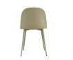 Interiax Chaise de salle à manger Fé Assise PP Coussin PU Vert miniature