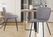 Interiax Chaise de salle à manger Jade PU Taupe miniature