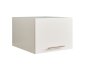 Interiax WASHWALL 'Mary' Wasmachine Bovenkast Wit - Met 1 openslaande deur- 38x50x67.5 cm miniatuur
