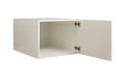 Interiax WASHWALL 'Mary' Wasmachine Bovenkast Wit - Met 1 openslaande deur- 38x50x67.5 cm miniatuur