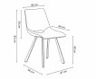 Interiax Dining Chair Lea Velvet Gold thumbnail