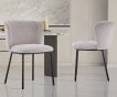 Interiax Eetkamerstoel Yara Stof Beige miniatuur
