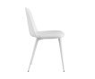 Interiax Dining Chair Fé Seat PP Cushion PU White thumbnail