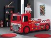 Lit Pompier avec Éclairage LED - Rouge - Lit Enfant miniature