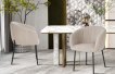 Interiax Dining Chair 'Alina' Bouclé Beige thumbnail