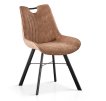 Interiax Dining Chair Ida Micro Fiber PU Dark Brown thumbnail