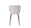 Interiax Chaise de salle à manger Jade Bouclé Sable miniature