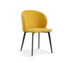Interiax Dining Chair Livia Fabric Yellow thumbnail