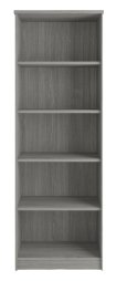 Interiax Opbergkast - Kledingkast 'Amelie' - 2 Deuren & 4 Legplanken | Grijze Eik | 180x60x40 cm miniatuur