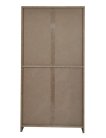 Interiax Storage Cabinet - Wardrobe 'Aurora' – 2 Doors & 4 Shelves | Sonoma Oak | 148x72x36 cm thumbnail