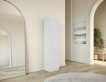 Interiax Storage Cabinet - Wardrobe 'Mila' - 1 Door & 4 Shelves | White | 180x40x42 cm thumbnail