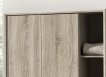 Wardrobe 'Ray' 3 Doors Sonoma (180x120x54cm) thumbnail
