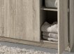 Wardrobe 'Ray' 3 Doors Sonoma (180x120x54cm) thumbnail