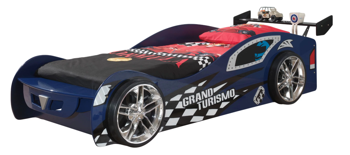 Grand Turismo Car Bed - Blue - Children's Bed