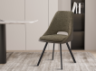 Interiax Dining Chair Ada Bouclé Green Back PU Green thumbnail