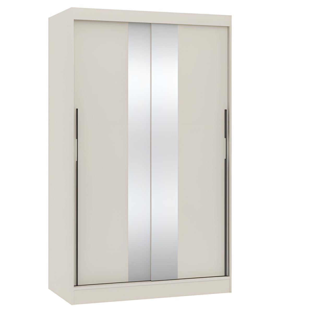 Interiax Kledingkast 'Livorno' 2 Schuifdeuren Met Spiegel | Beige | 200x119,4x62 cm