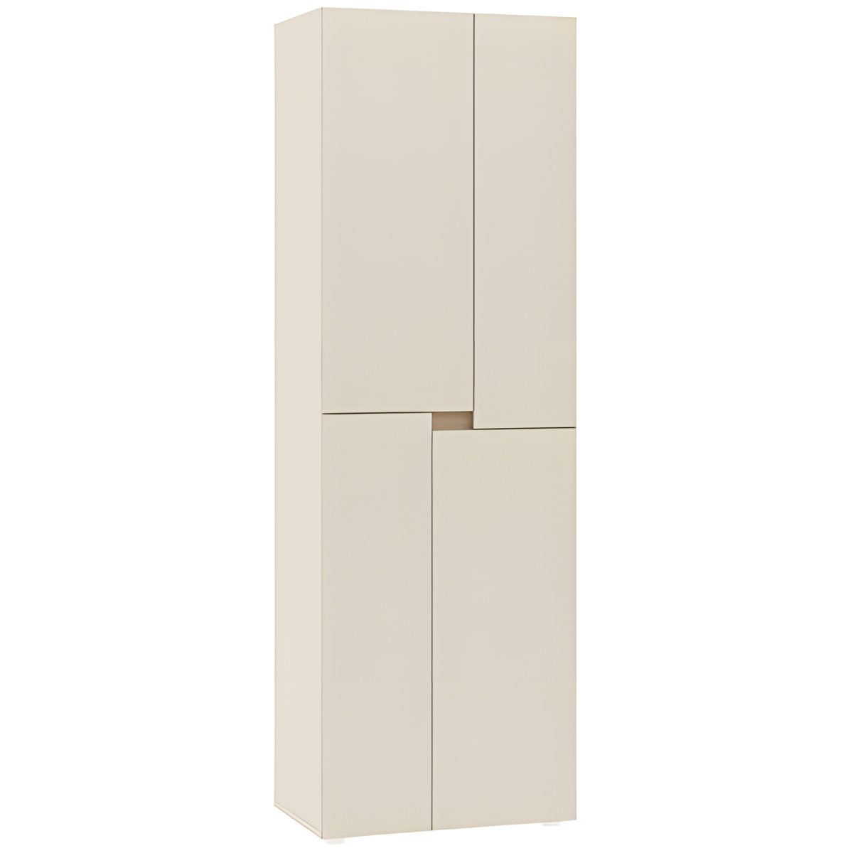 Interiax Opbergkast 'Parma' 4 Deuren | Beige | 184x60x41,6 cm