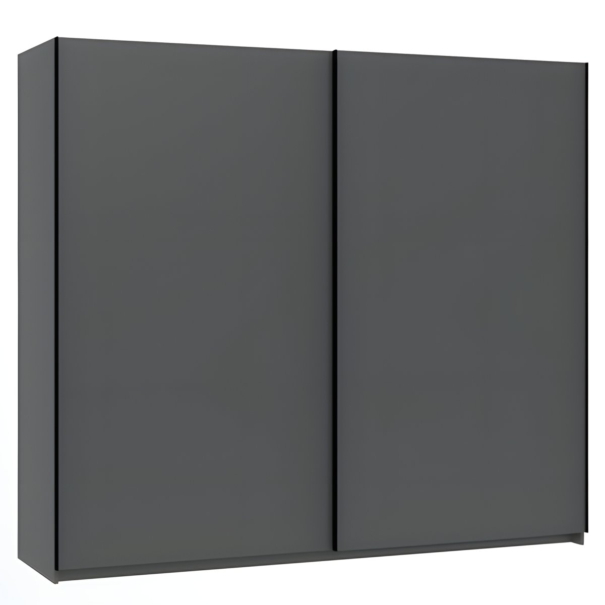 Interiax Kledingkast 'Bolzano' 2 Schuifdeuren | Antraciet | 200x228x57,7 cm