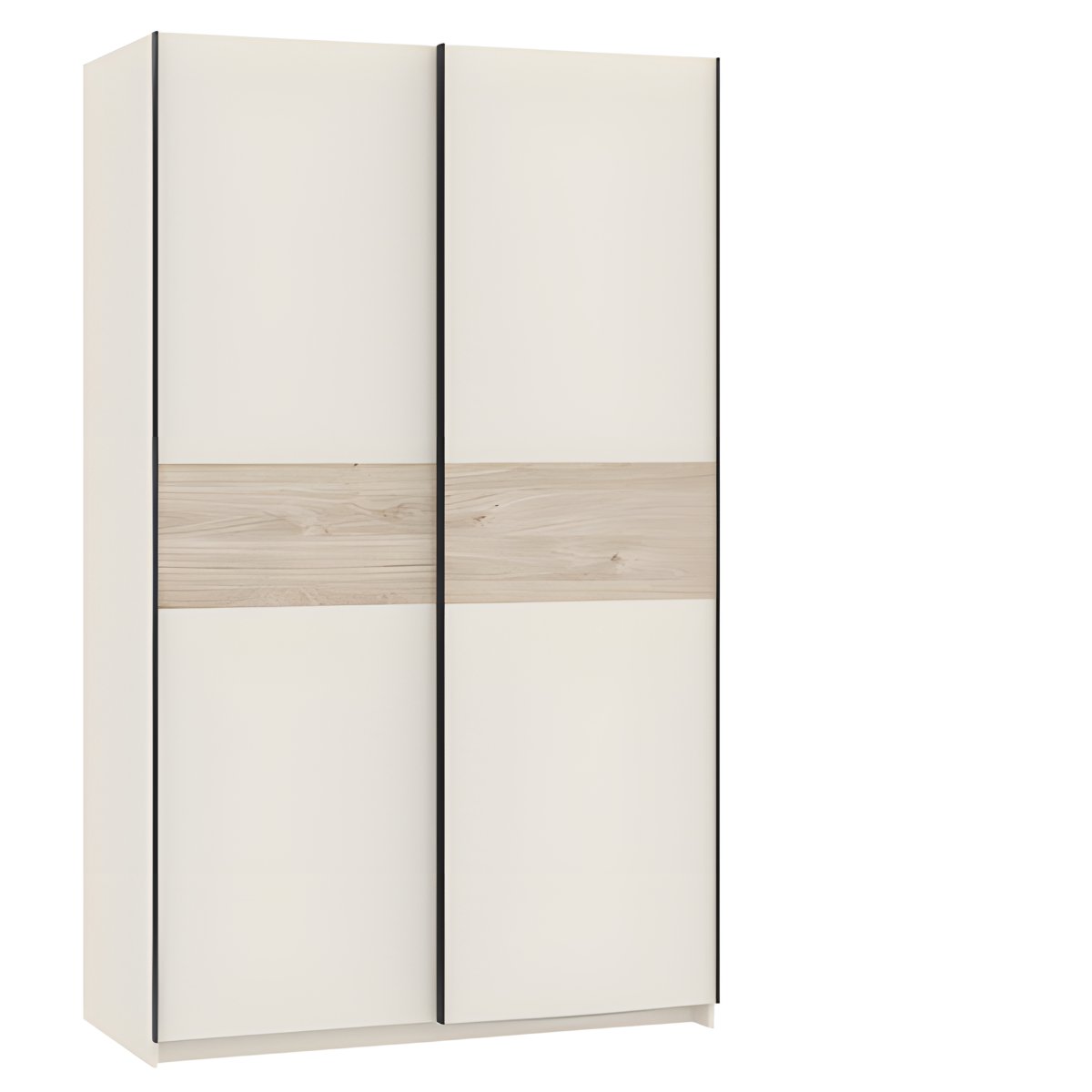 Interiax Kledingkast 'Bari' 2 Deuren | Cashmere/Artisan Eik | 204,5x122,4x60,3 cm