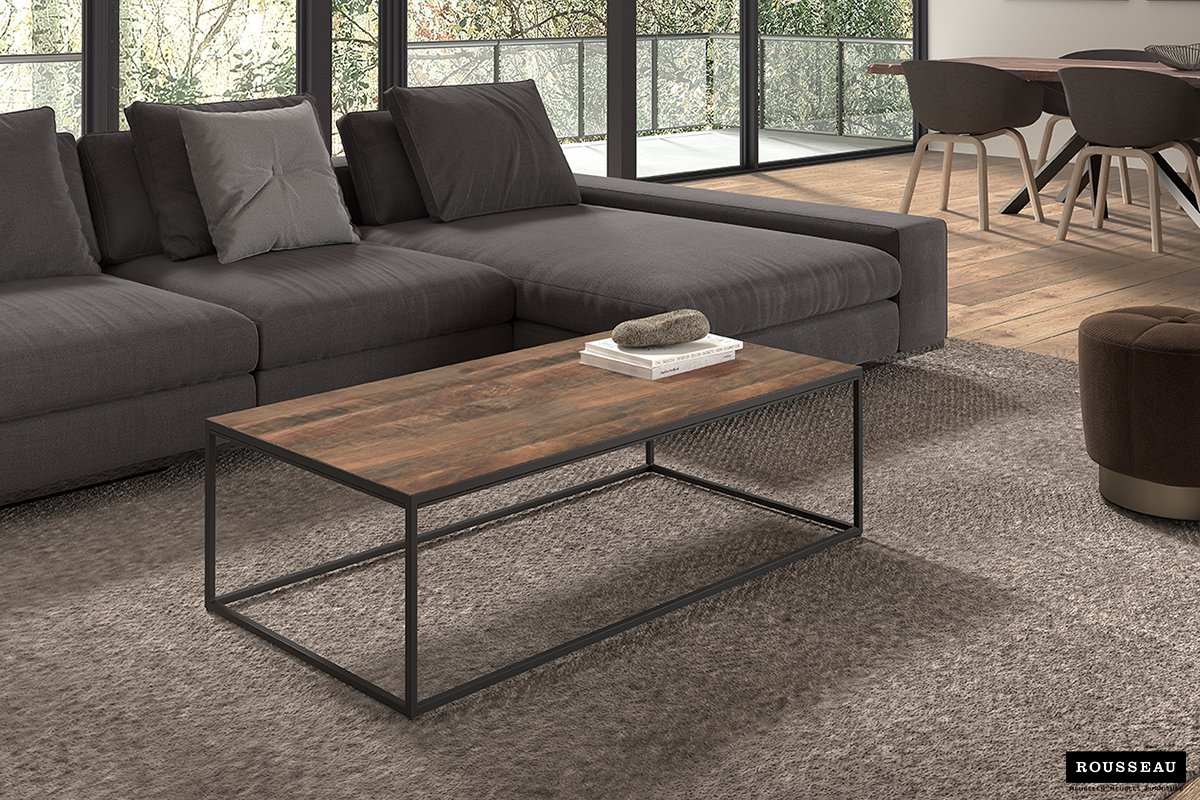 Coffee Table Madeira Mangolia Rectangular (35x120x60cm)