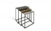 Interiax Table d'Appoint 'Noud' Métal miniature