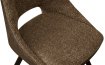 Interiax Dining Chair Ada Bouclé Sand Back PU Brown thumbnail