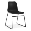 Interiax Chaise de salle à manger June PP Noir miniature
