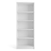 Interiax Armoire 'Amelie' - 2 Portes et 4 Étagères | Blanc | 180x60x40 cm miniature
