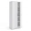 Interiax Storage Cabinet - Wardrobe 'Amelie' - 2 Doors & 4 Shelves | White | 180x80x40 cm thumbnail