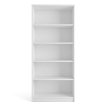 Interiax Storage Cabinet - Wardrobe 'Amelie' - 2 Doors & 4 Shelves | White | 180x80x40 cm thumbnail