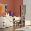 Interiax Opbergkast 'Parma' 4 Deuren | Beige | 184x100x56,6 cm miniatuur