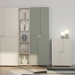 Interiax Opbergkast 'Parma' 4 Deuren | Saliegroen | 184x60x41,6 cm miniatuur