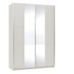 Interiax Kledingkast 'Vicenza' 2 Schuifdeuren Met Spiegel | Beige | 218,5x150,4x60,2 cm miniatuur