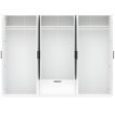 Interiax Kledingkast 'Siena' 6 Deuren En 1 Lade | Wit | 210x269,8x54 cm miniatuur